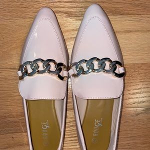 Blush/Nude Patent Loafers